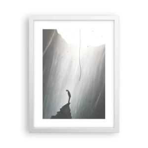 Affisch i vit ram - Det finns alltid en väg ut - 30x40 cm