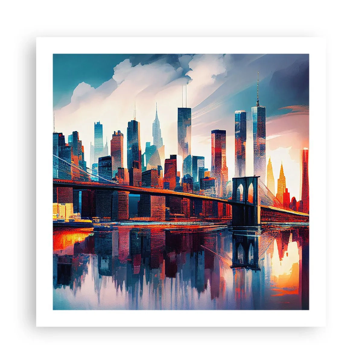 Affisch - Fenomenala New York - 60x60 cm