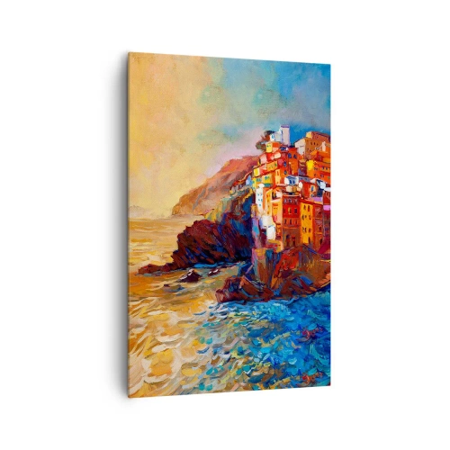 Canvastavla - Bild på duk - Italiensk stämning - 80x120 cm