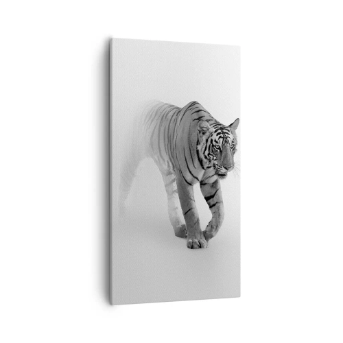 Canvastavla - Bild på duk - Gömd i dimman - 55x100 cm