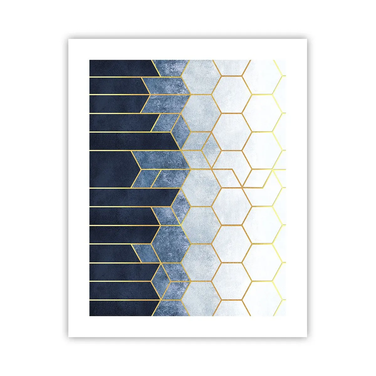 Affisch - Komposition i synkoprytm - 40x50 cm