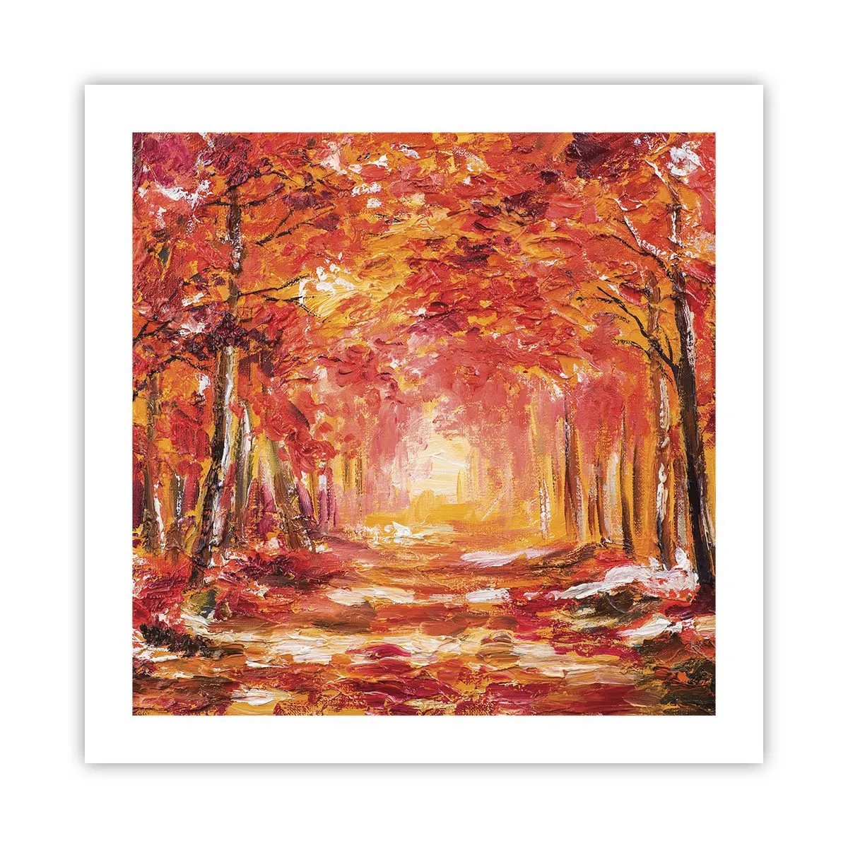 Affisch - Kopparskog - 50x50 cm