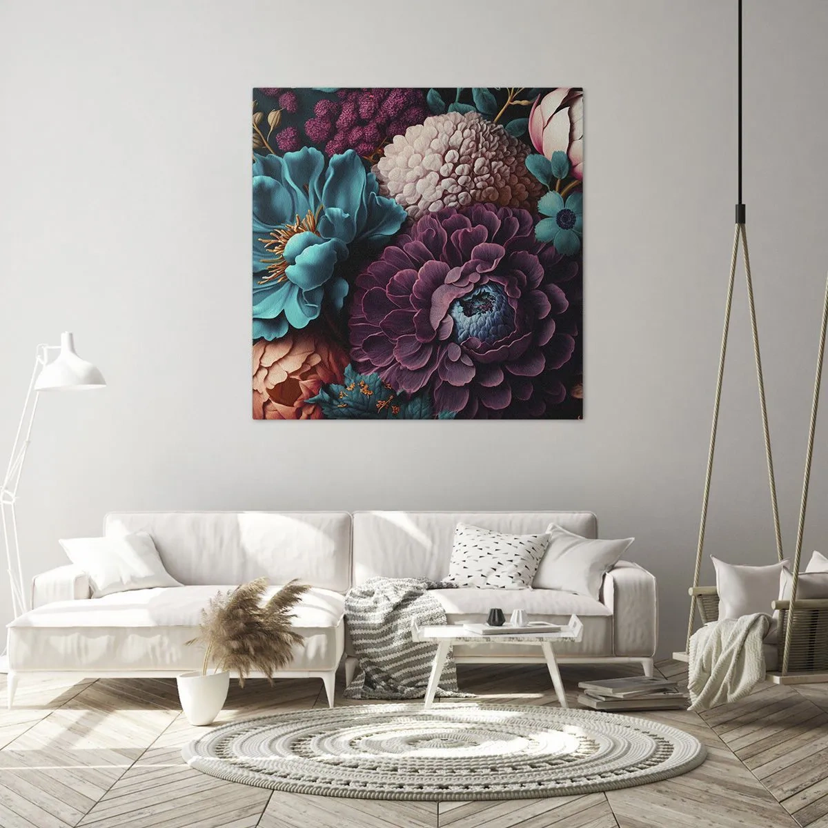 Canvastavla - Bild på duk - Natur i överflöd - 30x30 cm
