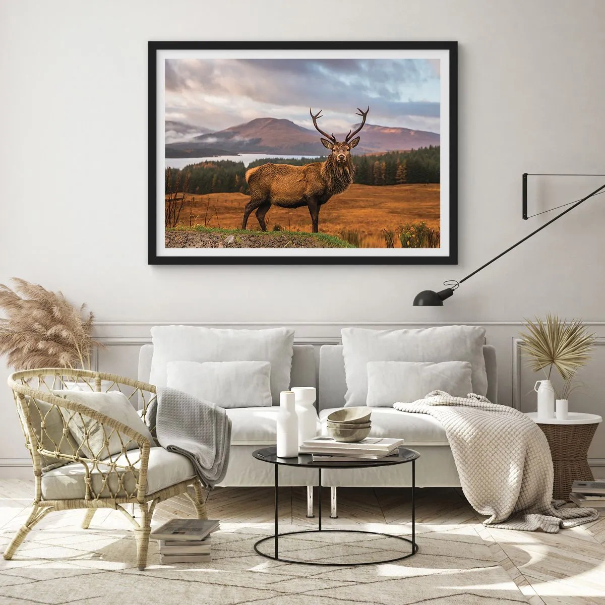 Affisch i svart ram - Naturens majestät - 91x61 cm