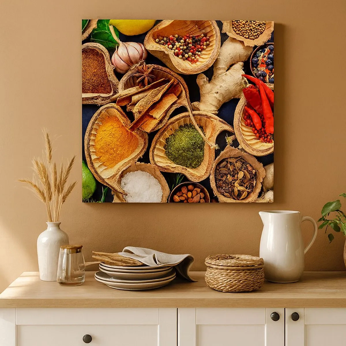 Canvastavla - Bild på duk - Ta vad du vill - 30x30 cm