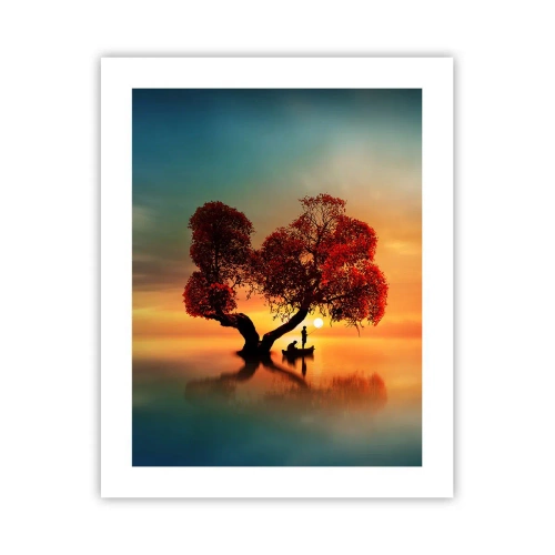 Affisch - Avlägsen tystnad - 40x50 cm