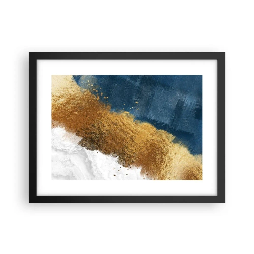 Affisch i svart ram - Sommarens färger - 40x30 cm