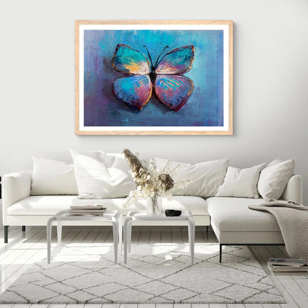 Affisch i ram av ljusek - I full charm - 50x40 cm