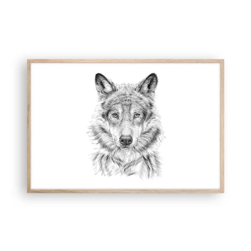 Affisch i ram av ljusek - En född ledare - 91x61 cm