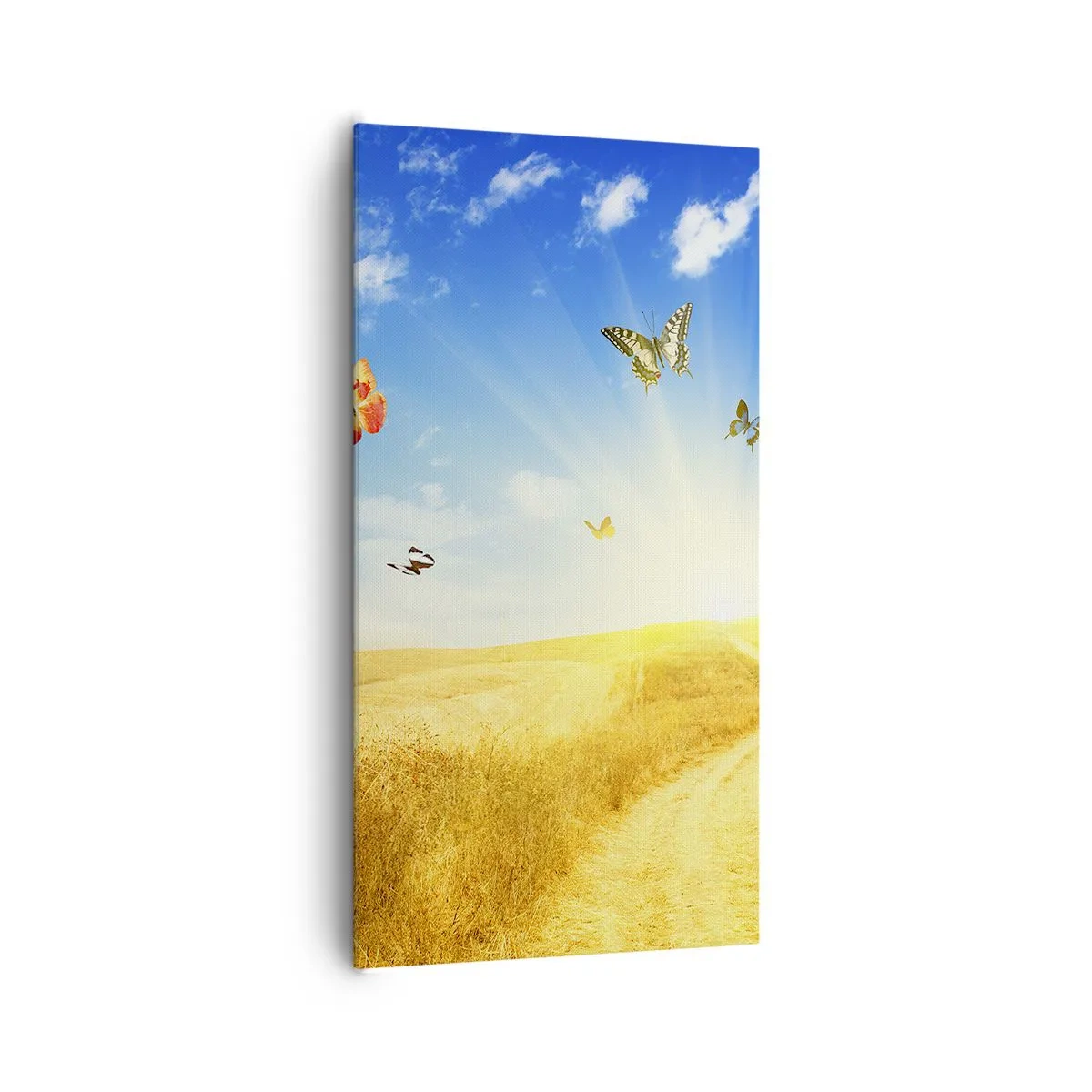 Canvastavla - Bild på duk - Varför vi älskar sommaren? - 65x120 cm