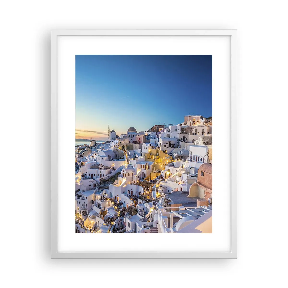 Affisch i vit ram - Grekhetens essäns - 40x50 cm