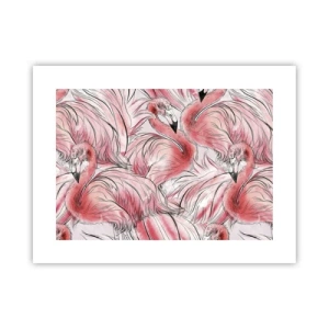 Affisch - Fåglarnas corps de ballet - 40x30 cm