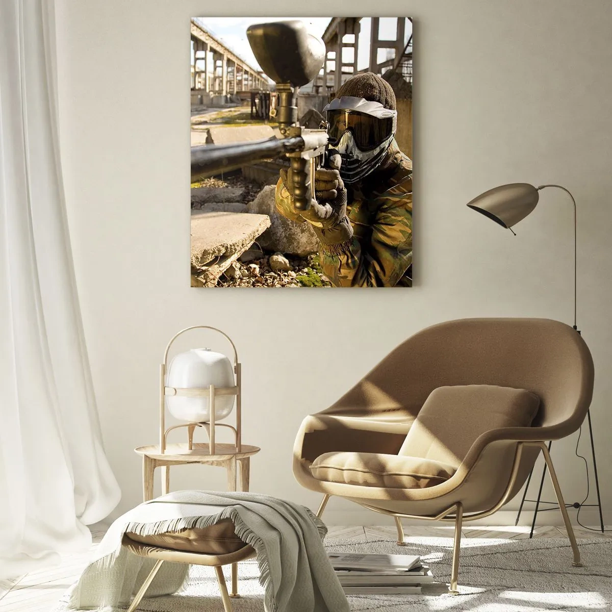 Glastavla - Bild på glas - Du kan också bli hjälte - 50x70 cm