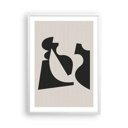 Affisch i vit ram - För självmontering - 50x70 cm