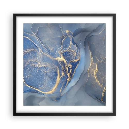 Affisch i svart ram - Gulddamm - 50x50 cm
