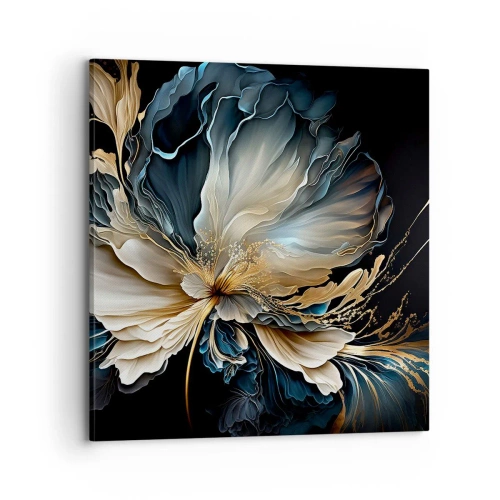 Canvastavla - Bild på duk - Sagolik ormbunksblomma - 70x70 cm