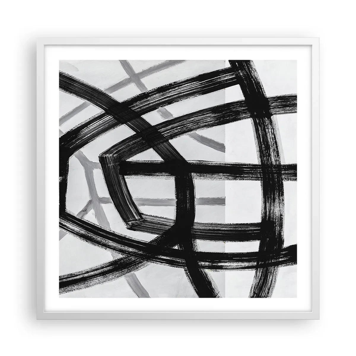 Affisch i vit ram - Att skapa djupet - 60x60 cm