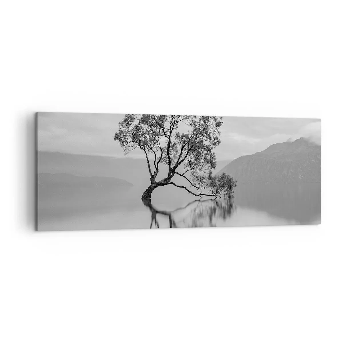 Canvastavla - Bild på duk - Det finns ett land - 140x50 cm