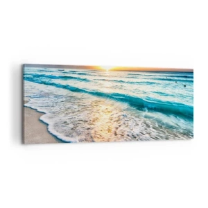 Canvastavla - Bild på duk - Vy värd besväret - 100x40 cm