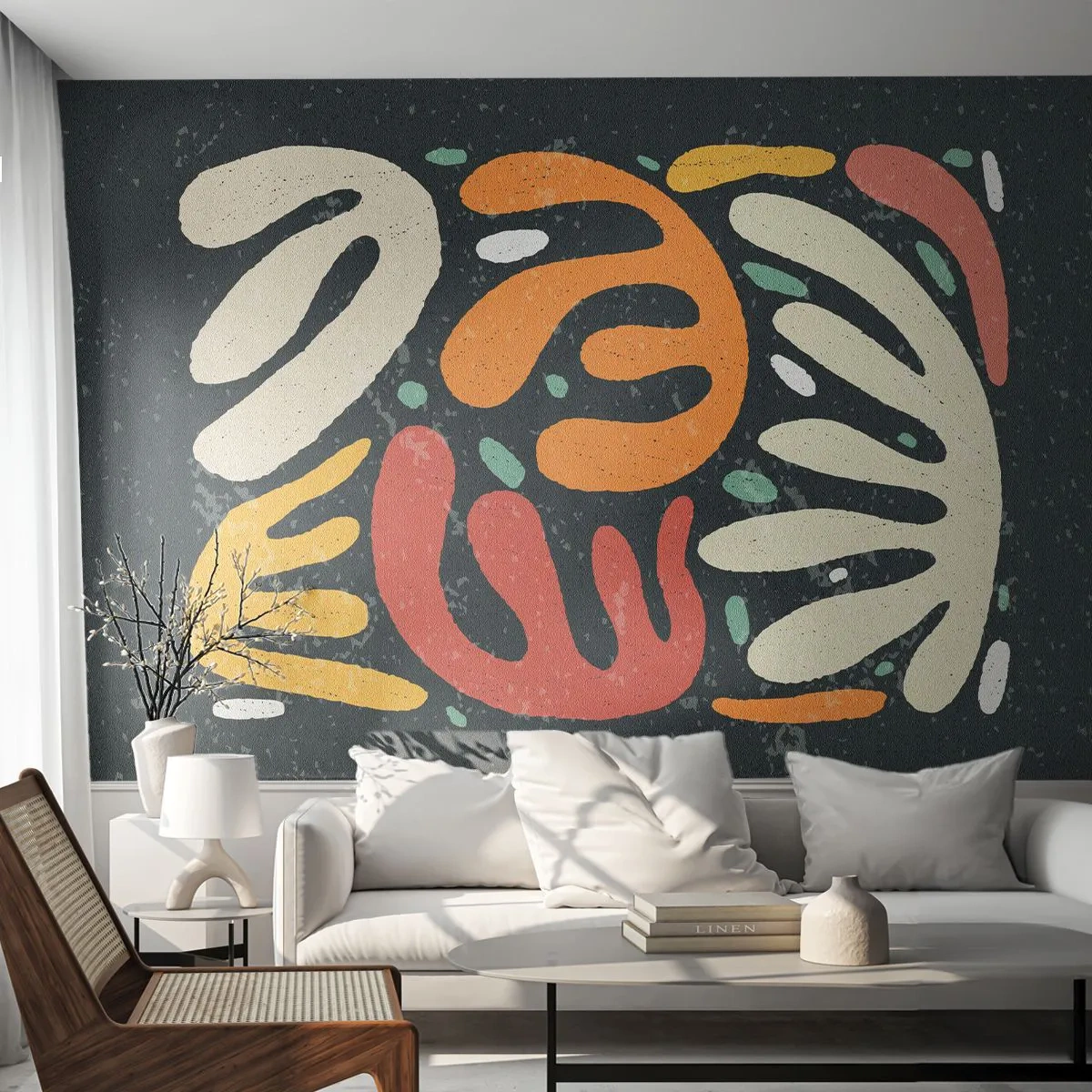 Fototapet Premium Sand - Komposition - Jag tar snart tag i dig  - Boho, Minimalism, Åldrig - 350x256 cm