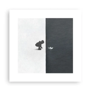 Affisch - En stor expedition - 30x30 cm