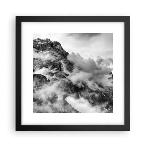 Affisch i svart ram - Vackra och grymma - 30x30 cm