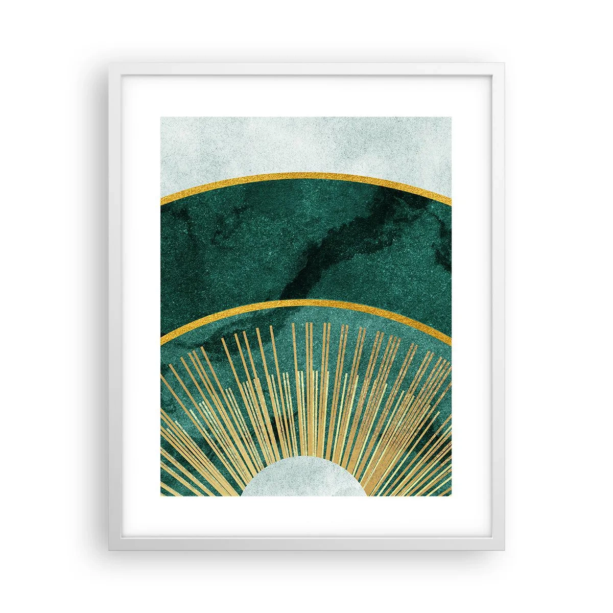 Affisch i vit ram - Ett annorlunda solsystem - 40x50 cm