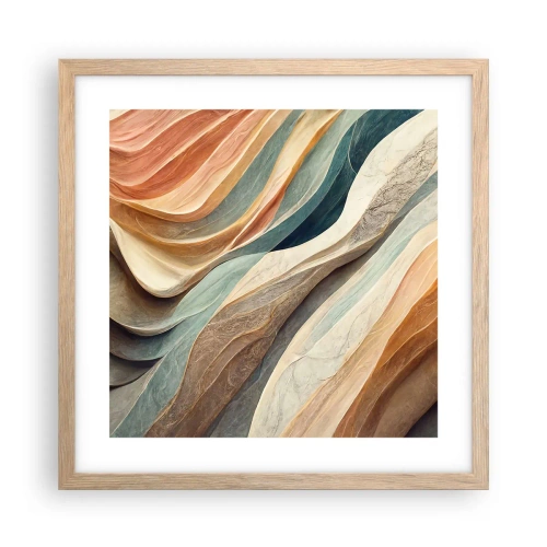 Affisch i ram av ljusek - Ögonblick före förändring - 40x40 cm