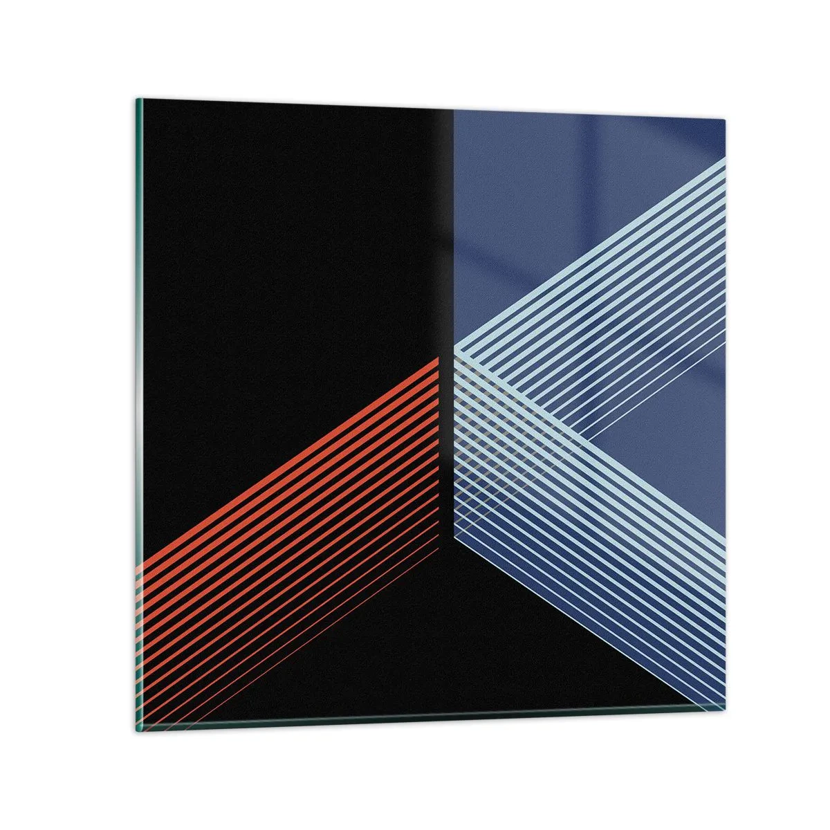 Glastavla - Bild på glas - Enkel historia - 70x70 cm