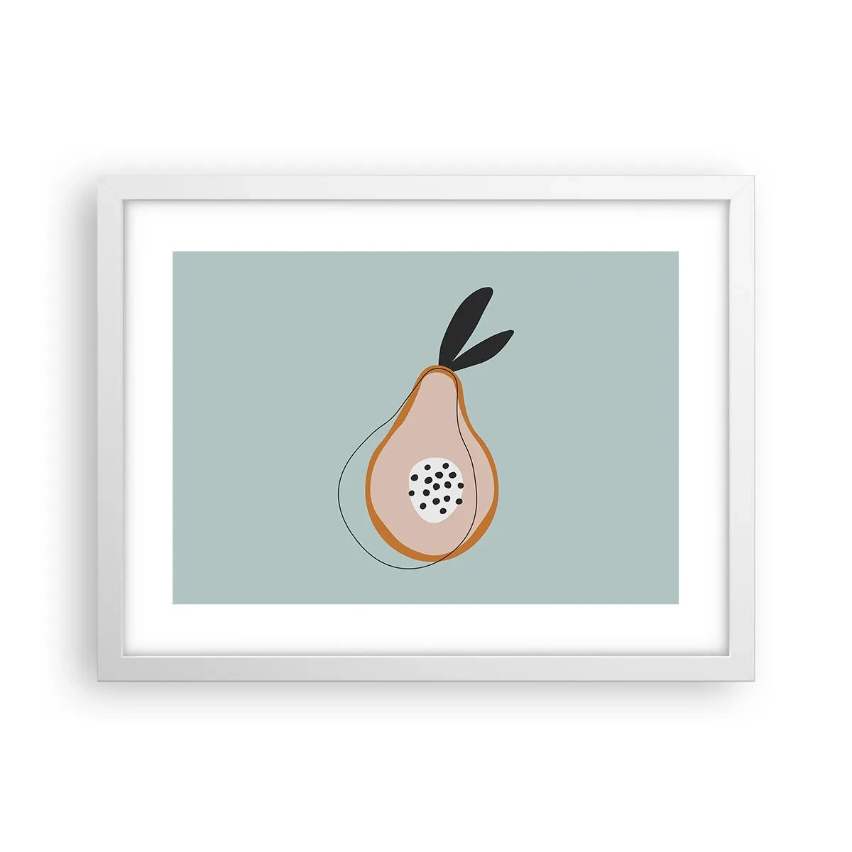 Affisch i vit ram - Att tränga in i sakens natur - 40x30 cm