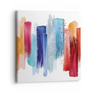 Canvastavla - Bild på duk - Upp och ner  - 30x30 cm