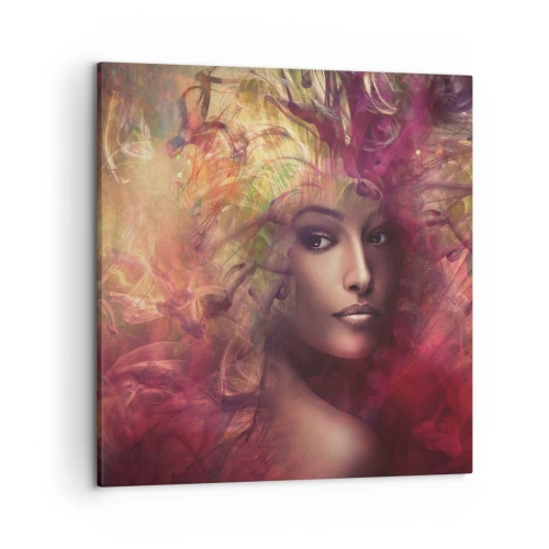 Canvastavla - Bild på duk - Här är jag! - 50x50 cm