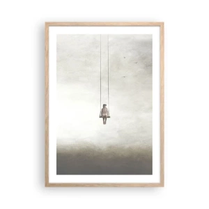 Affisch i ram av ljusek - Barn i oss - 50x70 cm