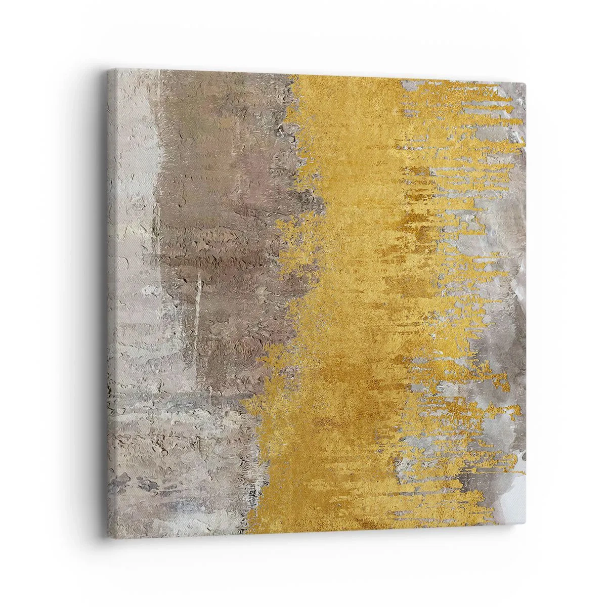 Canvastavla - Bild på duk - En gyllene explosion - 30x30 cm