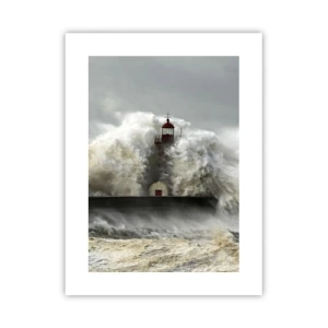 Affisch - Havets ilska - 30x40 cm