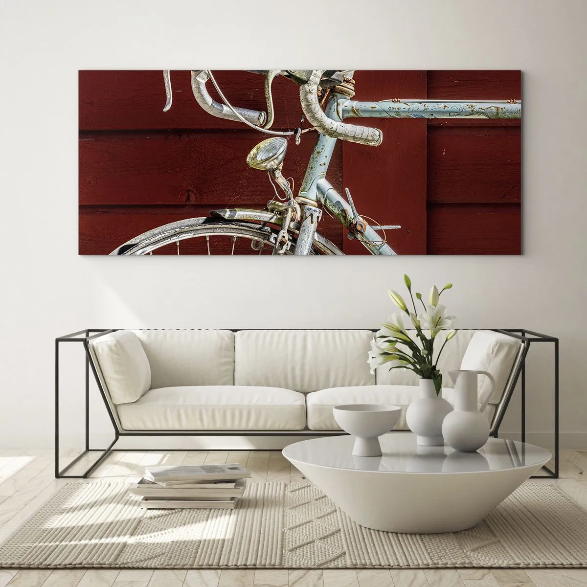 Glastavla - Bild på glas - Skapad för segrar - 120x50 cm