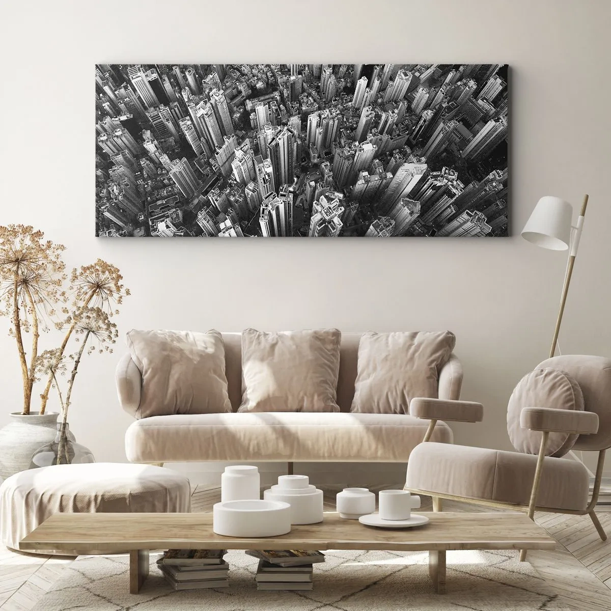 Canvastavla - Bild på duk - Hela tiden högre och högre - 100x40 cm