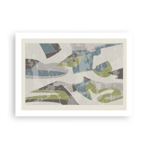 Affisch - Komposition bakom glas - 70x50 cm