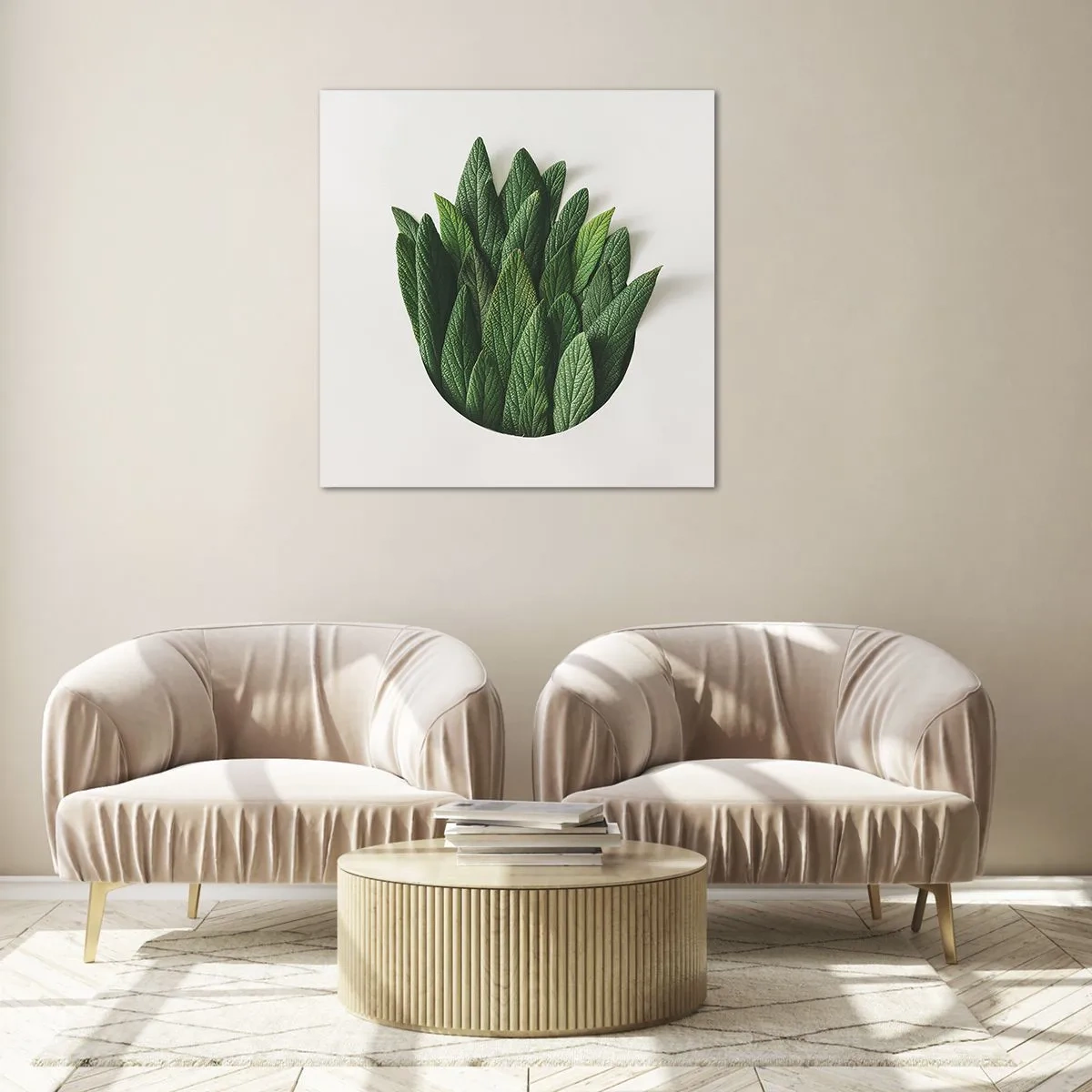 Glastavla - Bild på glas - Ostoppbar nyfikenhet - 30x30 cm