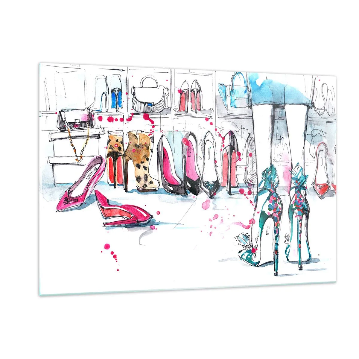 Glastavla - Bild på glas - Sesam, öppna dig - 120x80 cm