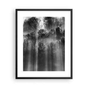 Affisch i svart ram - I ljusstrålar - 40x50 cm