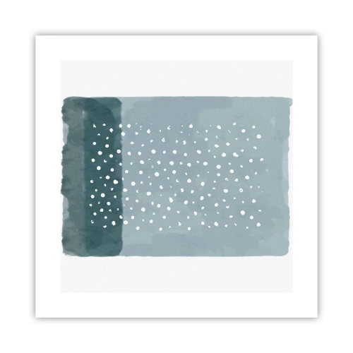 Affisch - Uppstådda ur det blåa - 40x40 cm