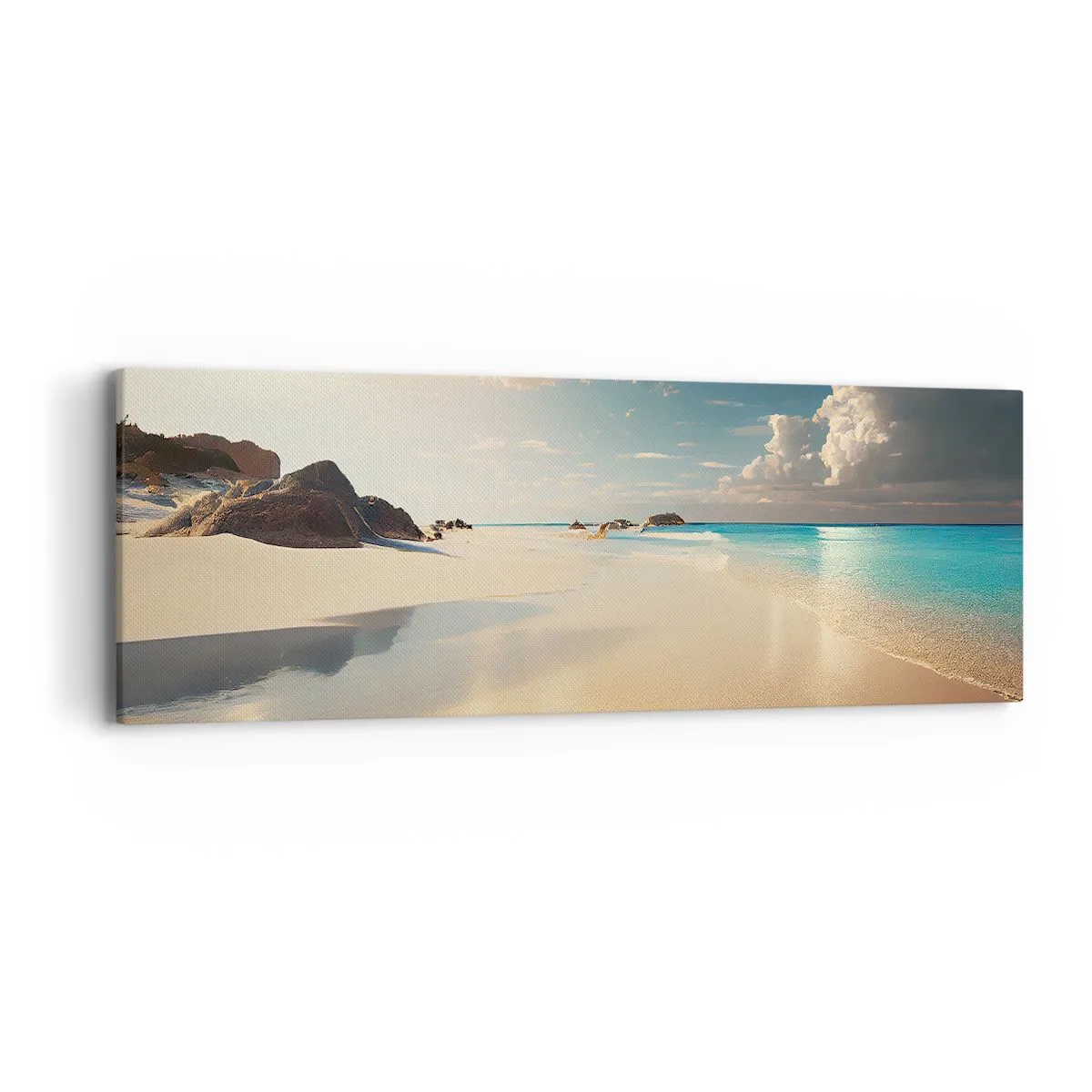 Canvastavla - Bild på duk - En drömlik dag - 90x30 cm