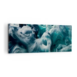 Canvastavla - Bild på duk - Färg i rörelse - 120x50 cm