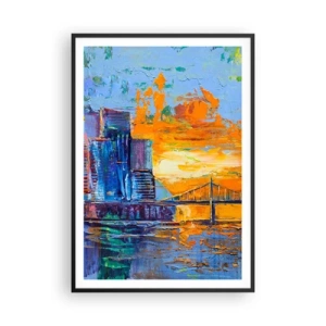 Affisch i svart ram - Kultur och natur - 70x100 cm