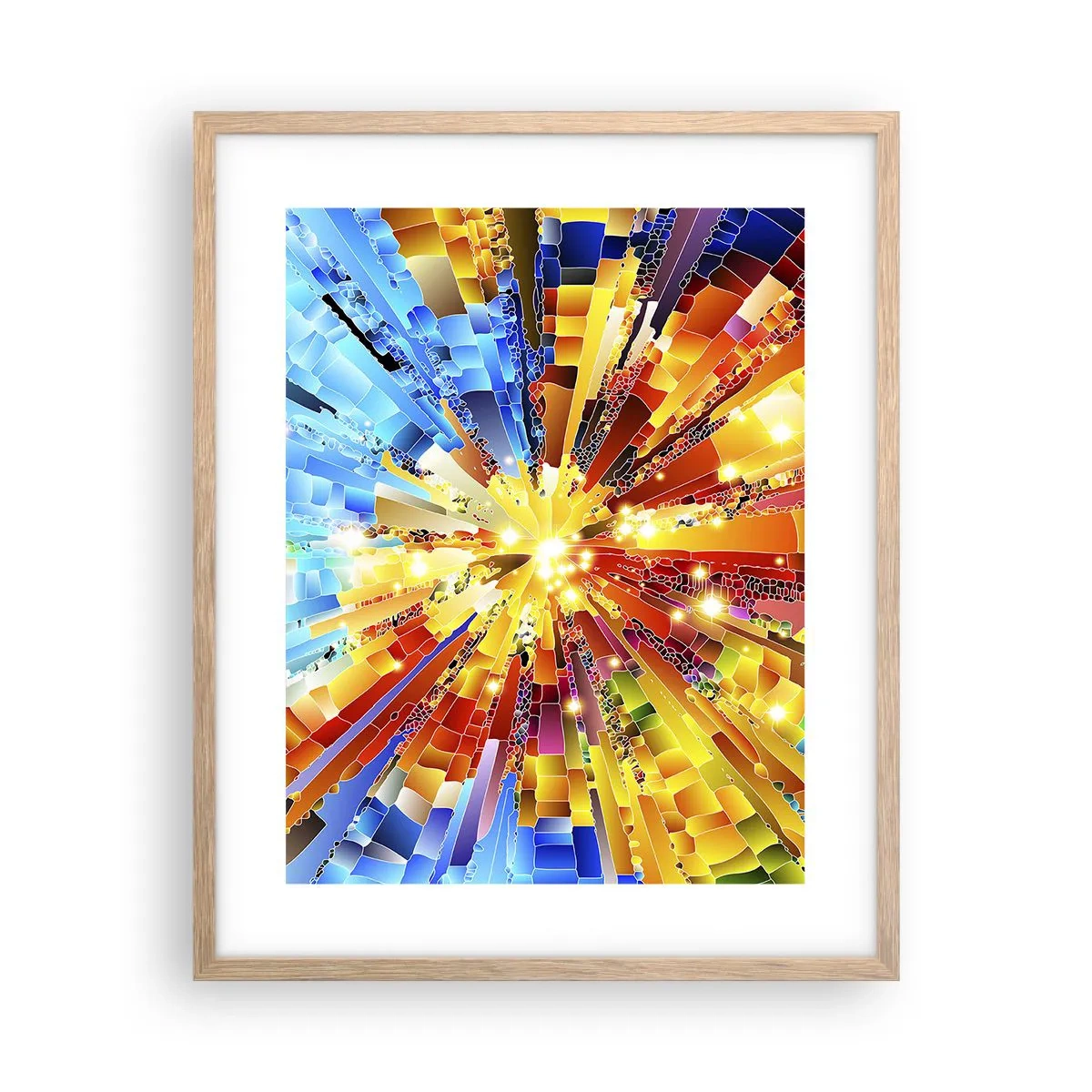 Affisch i ram av ljusek - In medias res - 40x50 cm