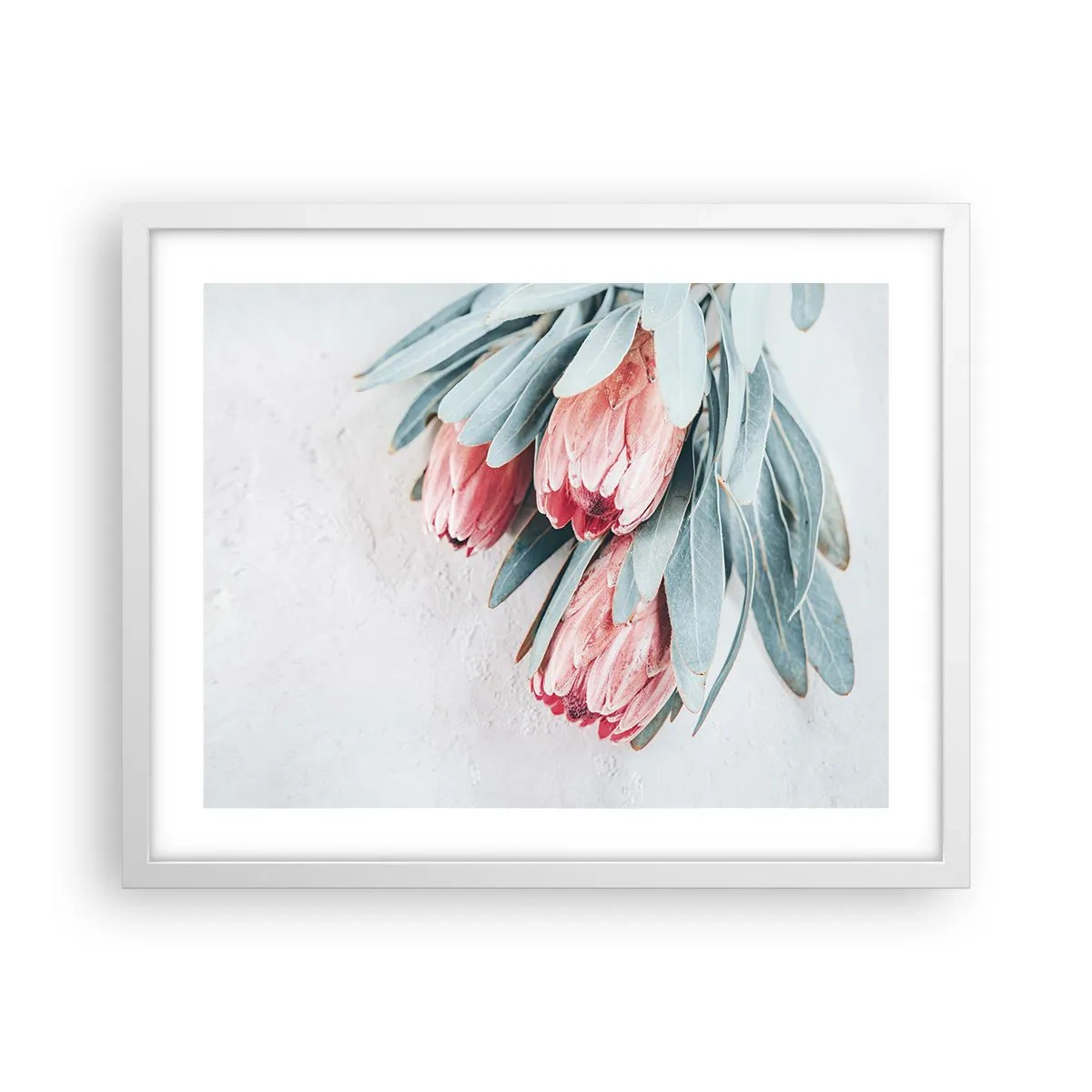 Affisch i vit ram - Generad av sin skönhet - 50x40 cm