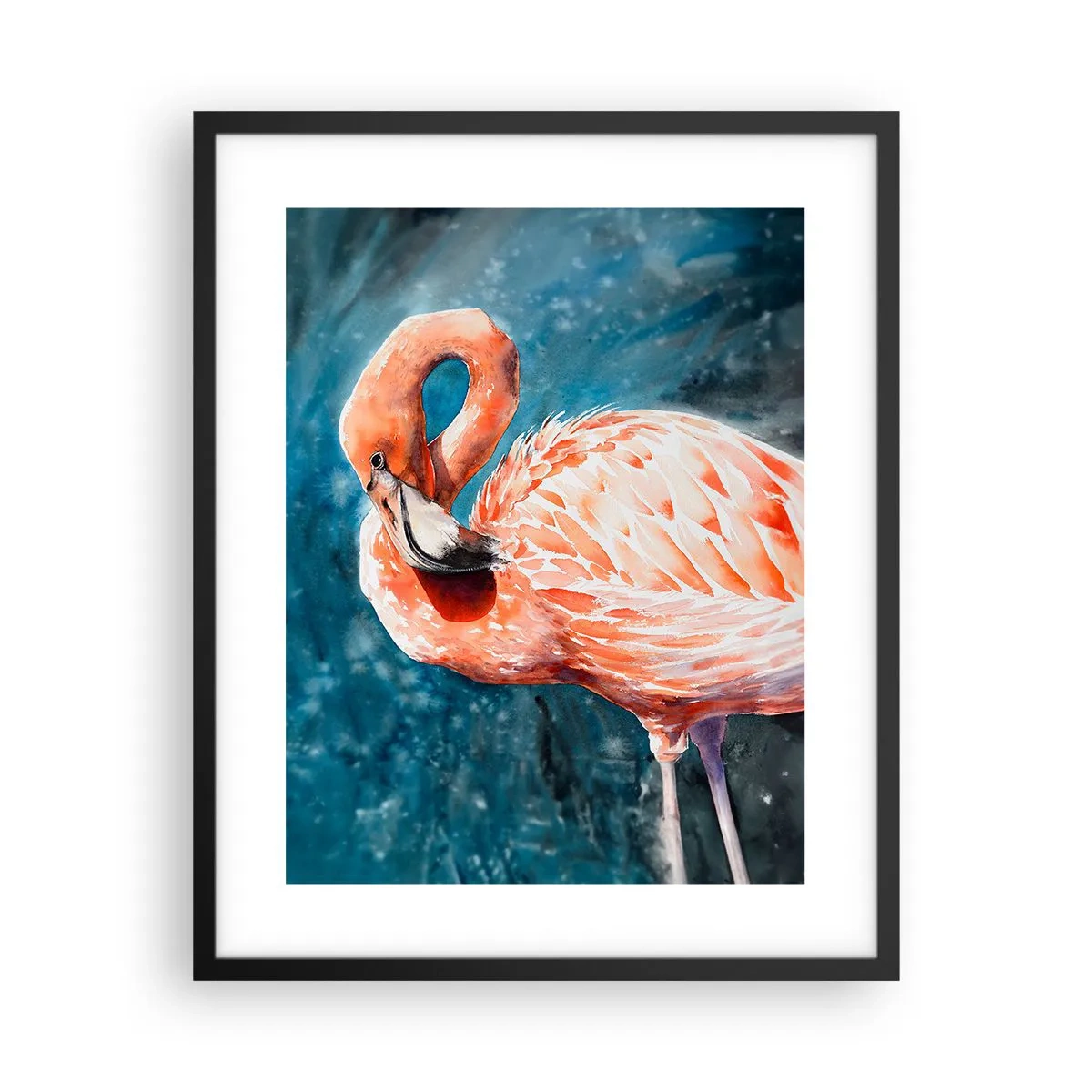Affisch i svart ram - Dekorativt till sin natur - 40x50 cm