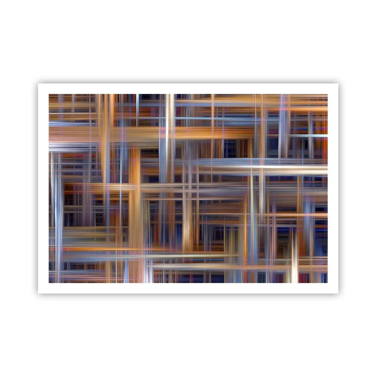 Affisch - Vävd av ljus - 100x70 cm
