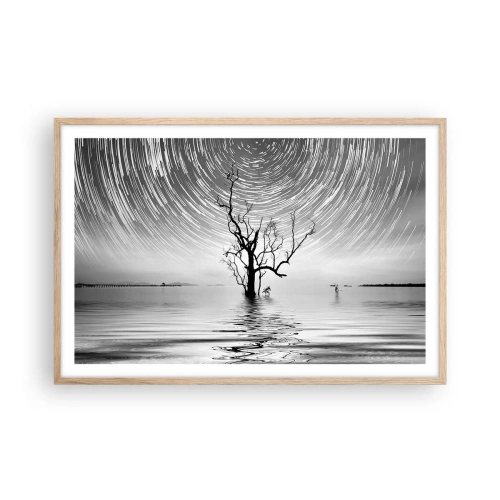 Affisch i ram av ljusek - Naturens symfoni - 91x61 cm